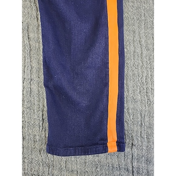 Rag & Bone Jeans Womens Size 27 The Skinny Navy Orange Stripe Denim Pants - Picture 5 of 11